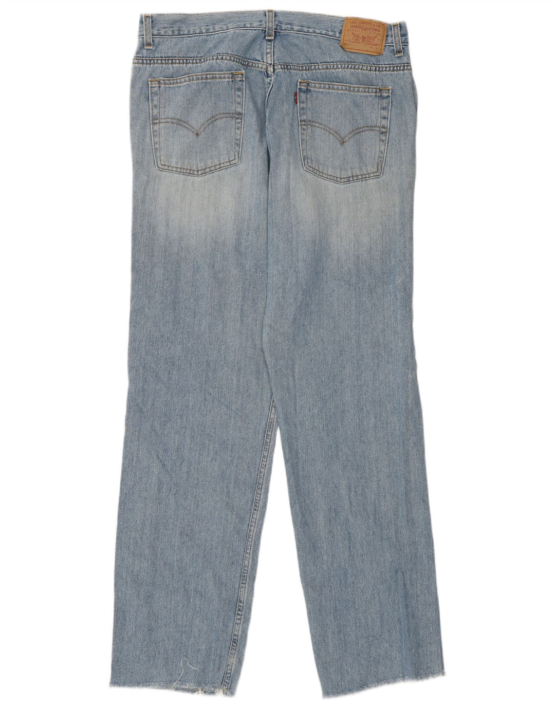 Levi's feminino 577 cintura baixa solta jeans US 16 2XL W38 L33 algodão azul