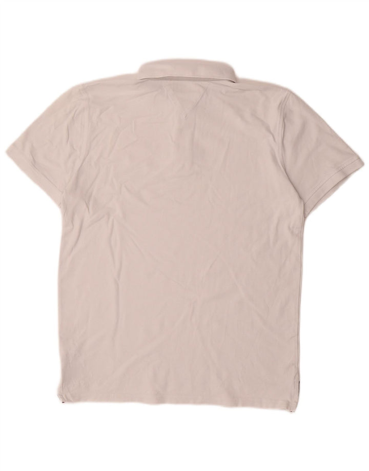 Camisa polo masculina TOMMY HILFIGER 15-16 anos algodão branco