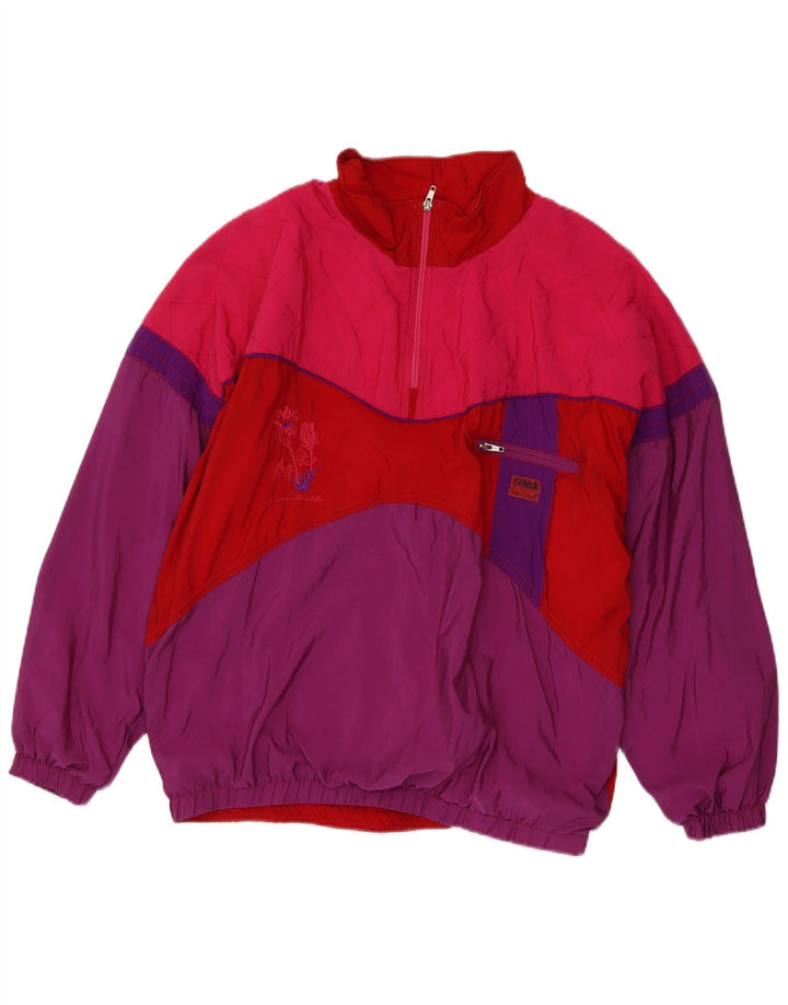 Luhta Pulôver Feminino Jaqueta de Esqui EU 40 Médio Borgonha Colorblock