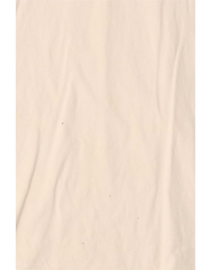 Puma Mens T-Shirt Top Pequeno Algodão Branco