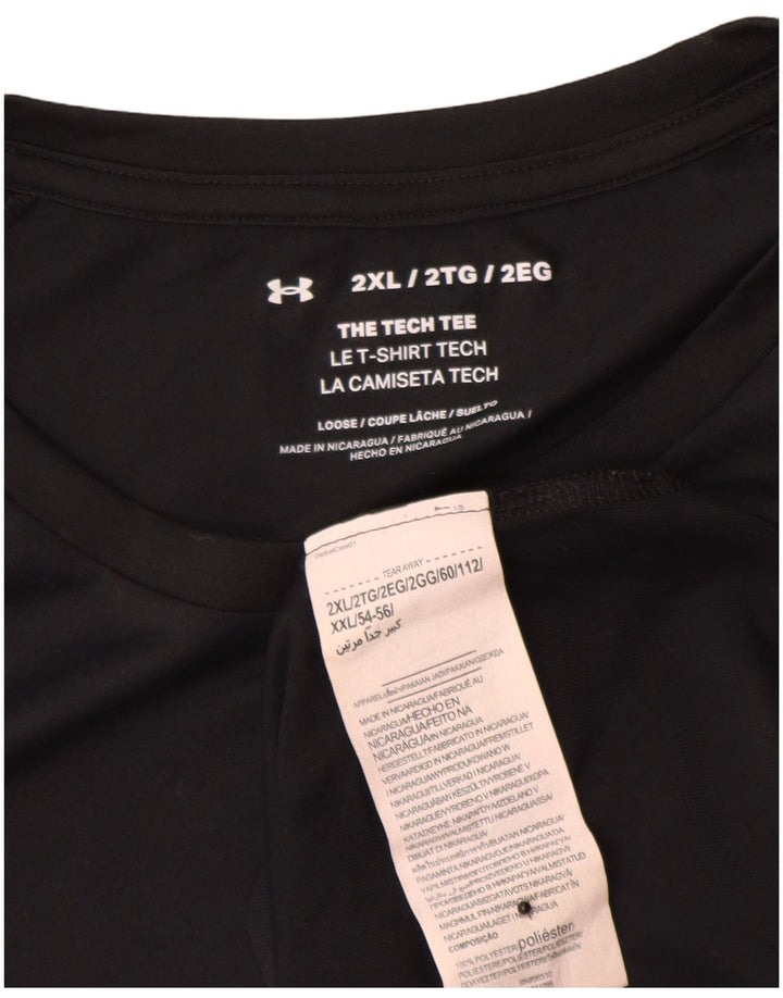 Camiseta masculina Under Armour Top 2XL poliéster preto
