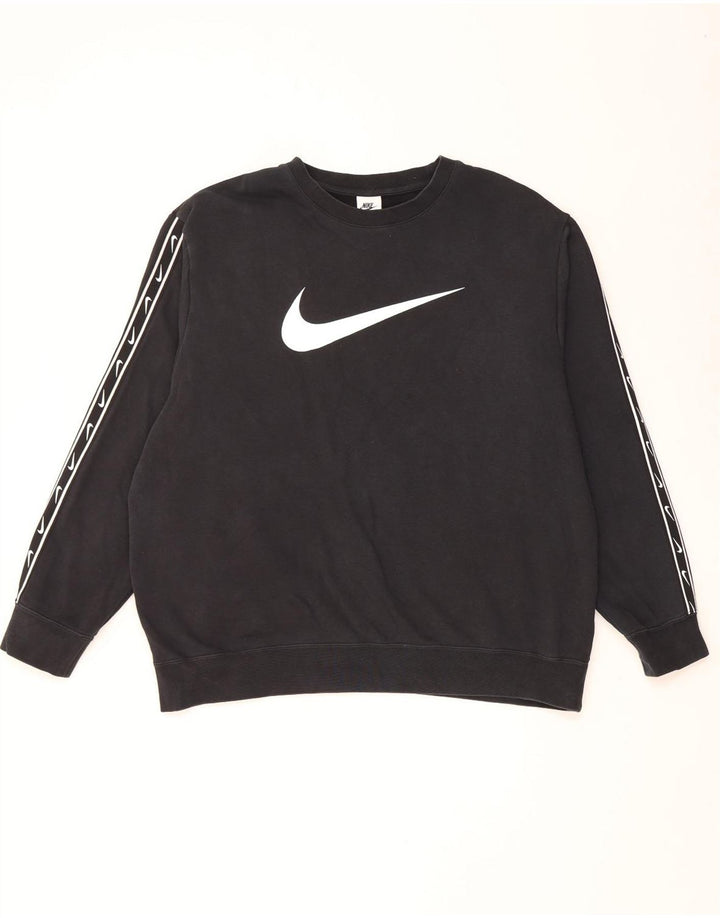 Moletom gráfico masculino Nike Jumper XL preto algodão