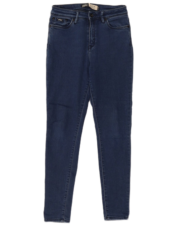 Superdry Womens Sophia Skinny Jeans W29 L30 Azul Algodão