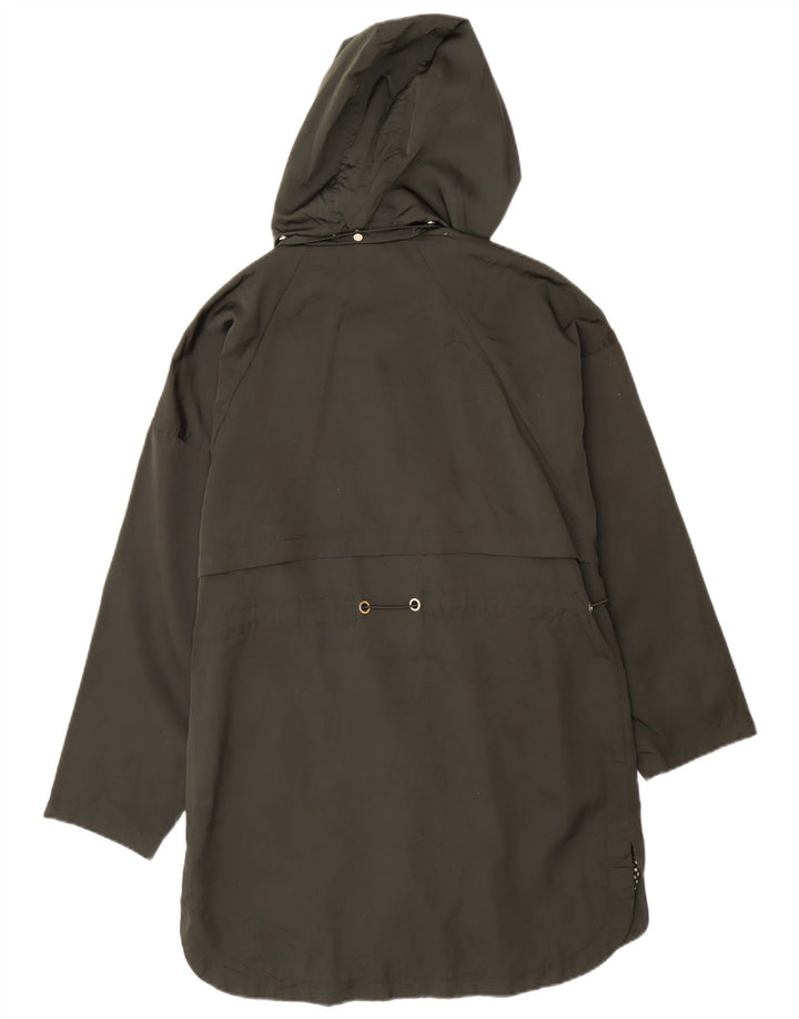 Jaqueta Parka Oversized com Capuz Zara para Mulher Reino Unido 6 XS Cáqui Poliéster