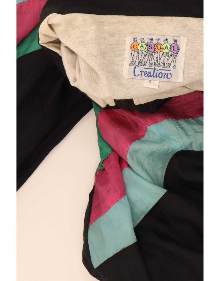 Jaqueta masculina de agasalho Creation XL preto Colourblock poliamida