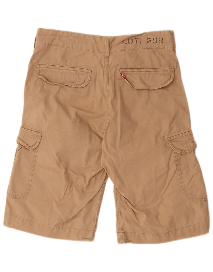Shorts cargo masculino Levi's médio W30 algodão bege