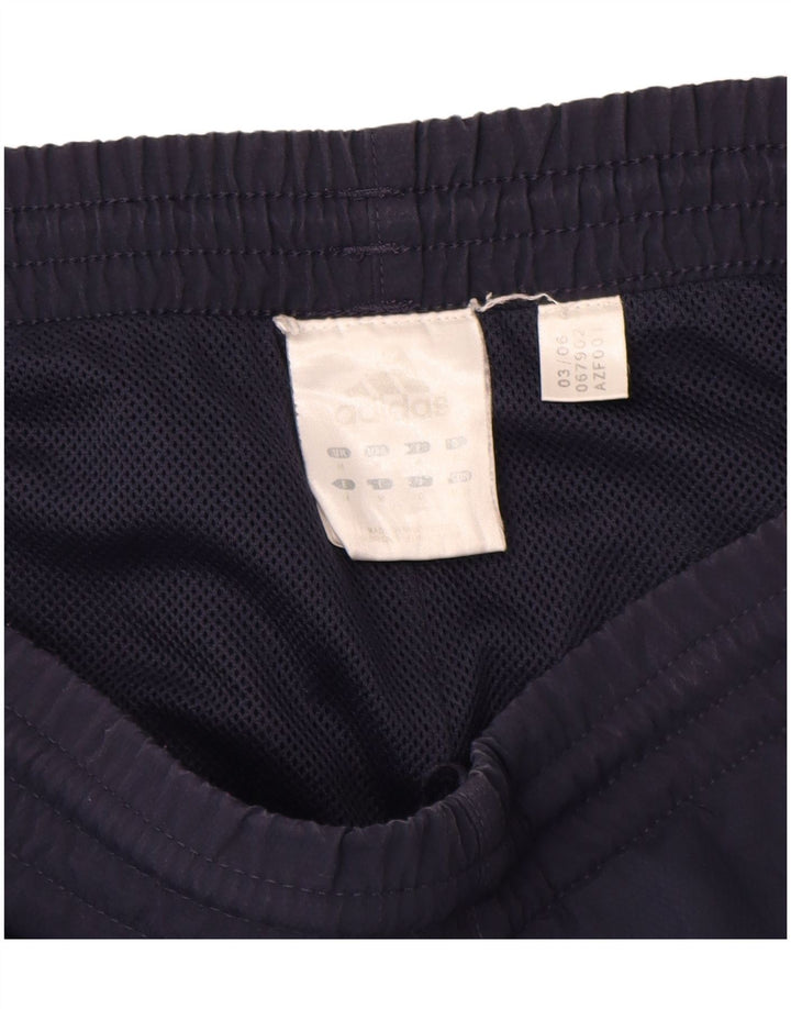Calça de treino masculina Adidas médio azul marinho nylon