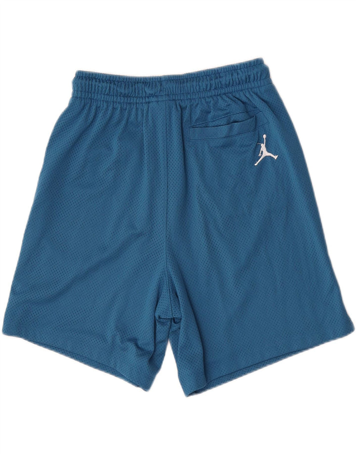 Jordan Mens Graphic Sport Shorts Pequeno Azul Poliéster