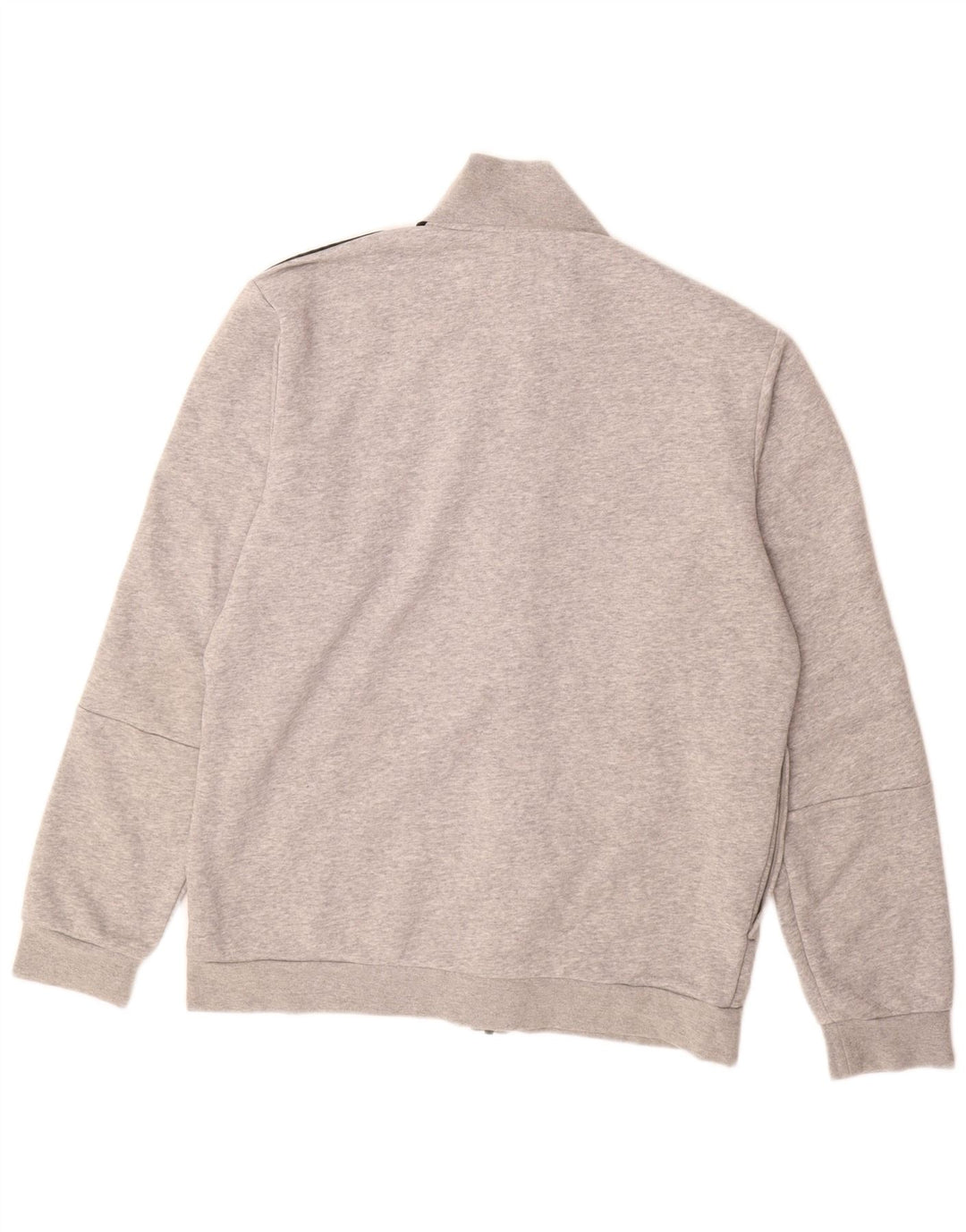 ADIDAS Mens Tracksuit Top Jacket UK 44/46 Grande Cinza Algodão