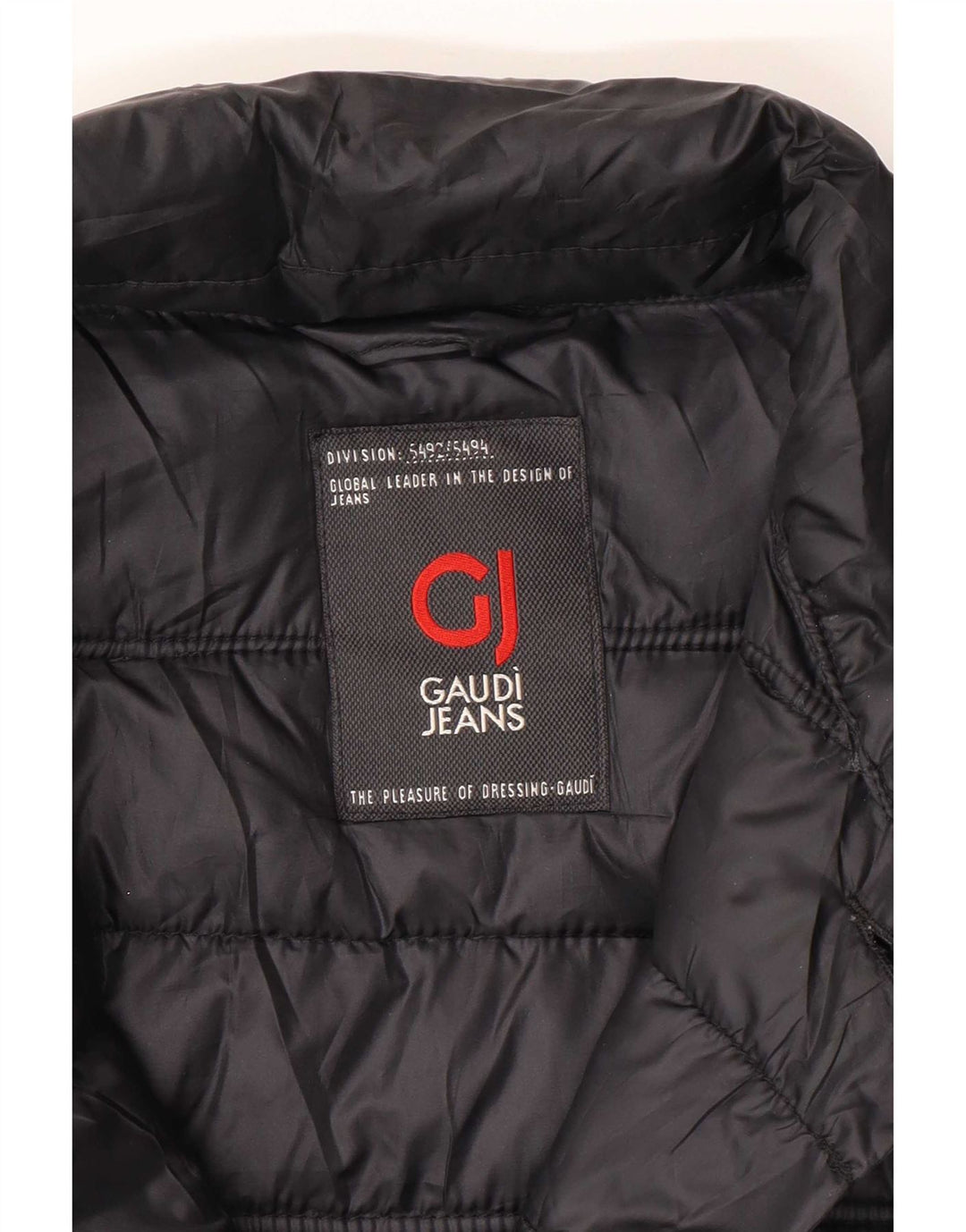 Jaqueta acolchoada masculina Gaudi UK 44 2XL poliéster preto
