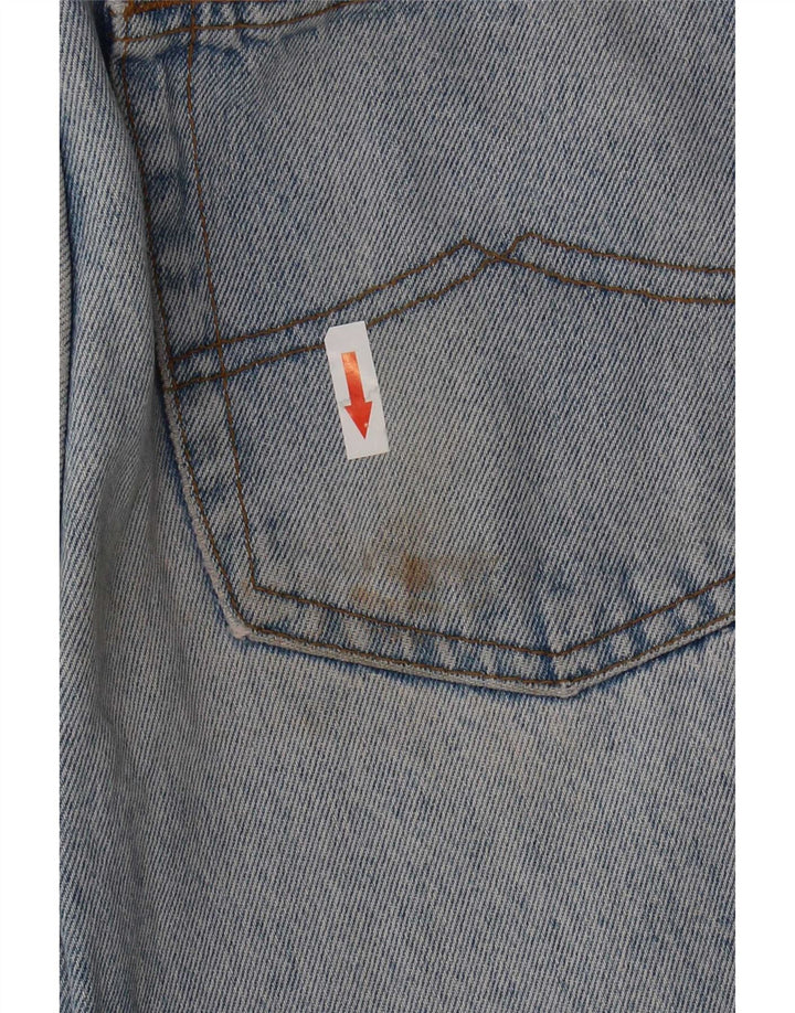 Cassuci Mens Straight Jeans IT 48 Médio W30 L32 Azul Algodão