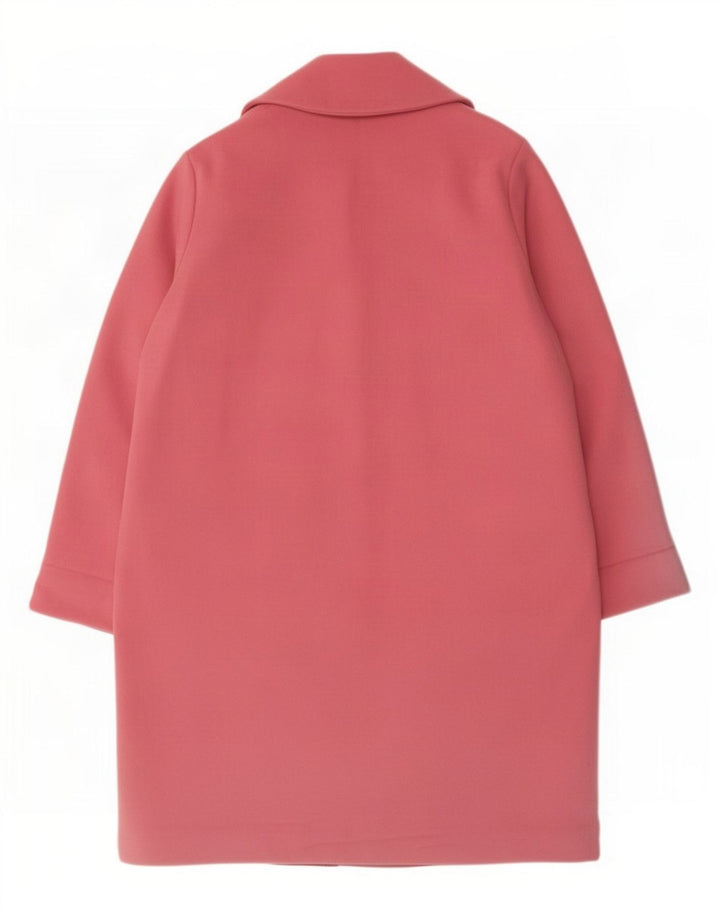 Sobretudo feminino Marks & Spencer Reino Unido 14 grande poliéster rosa