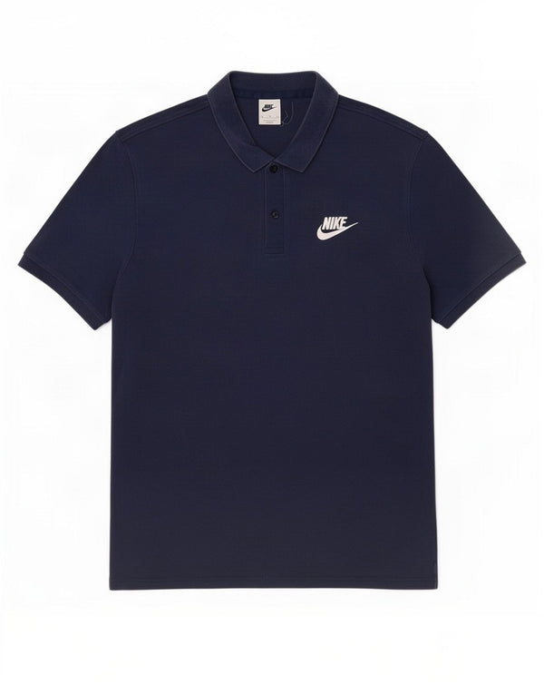 Camisa polo masculina Nike XL azul marinho algodão