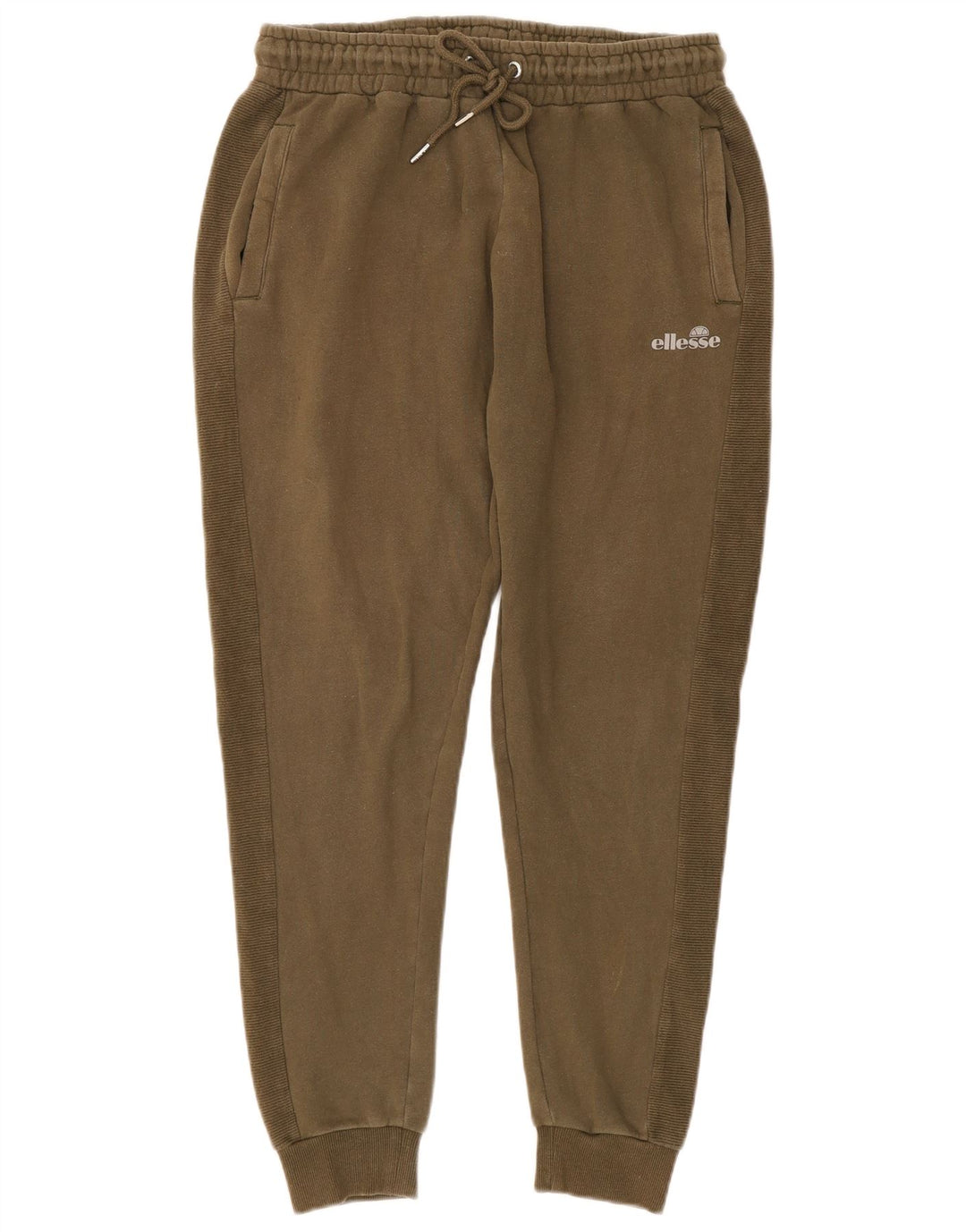 Calça de treino masculina Ellesse joggers grande algodão cáqui