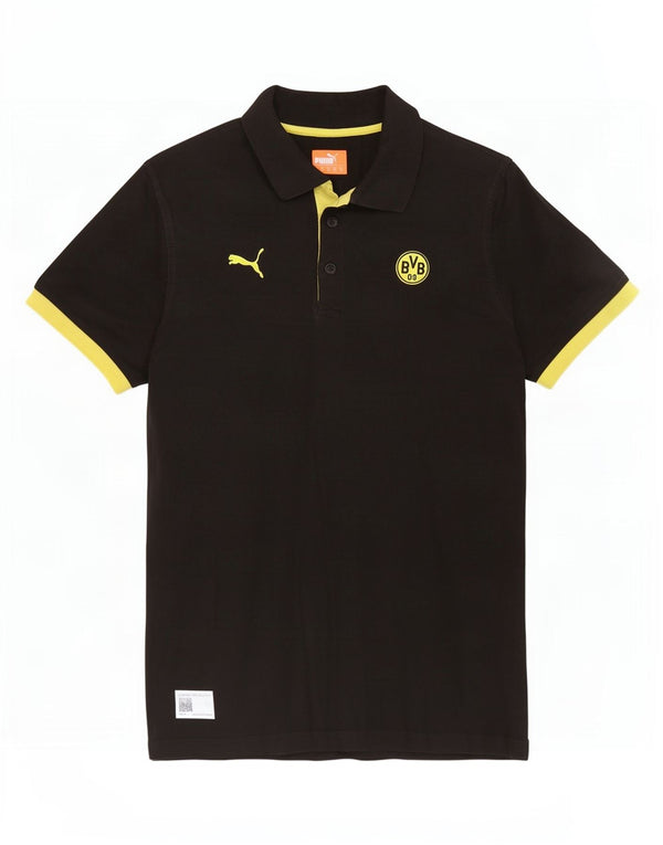 Camisa polo masculina Puma BVB Dortmund médio preto