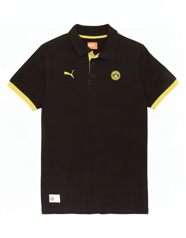 Camisa polo masculina Puma BVB Dortmund médio preto
