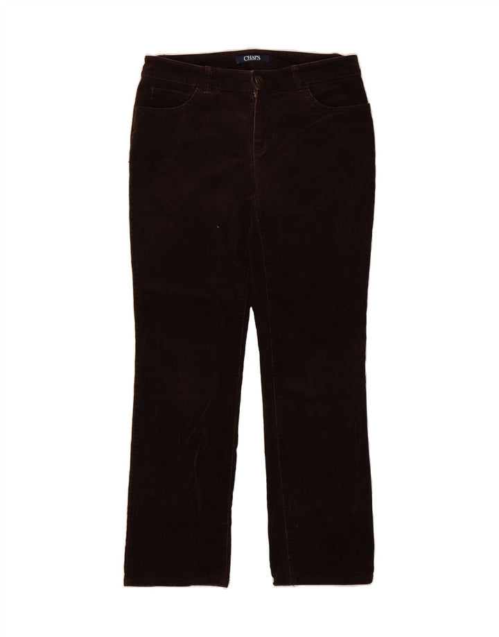 CHAPS Womens Straight Corduroy Trousers US 6 Medium W32 L28 Brown Cotton Vintage Chaps and Second-Hand Chaps from Messina Hembry 