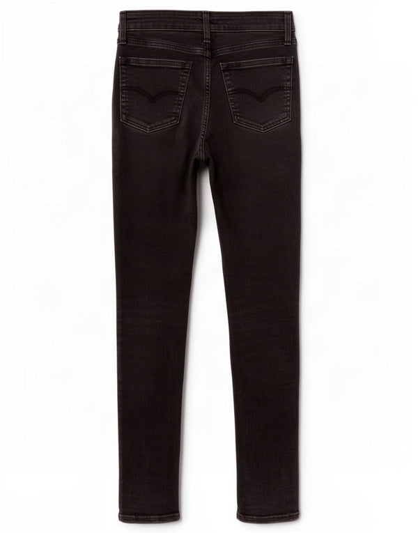 Calça jeans feminina Levi's 721 High Rise Skinny W27 L32 algodão preto