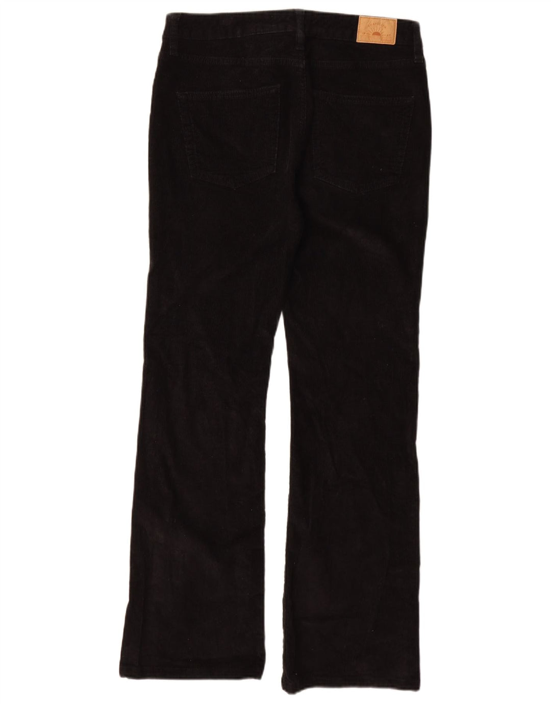 Calça feminina Superdry Bootcut veludo W30 L30 preta
