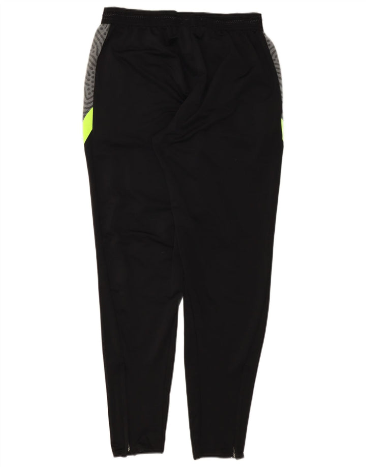Calça de treino masculina NIKE Dri Fit médio preto colorblock poliéster