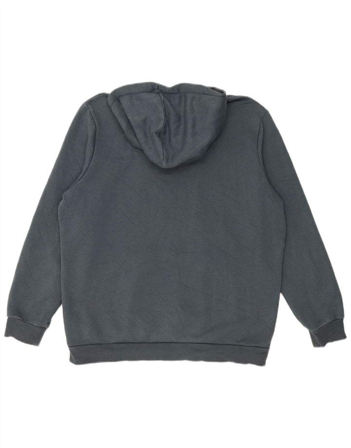 PUMA Mens Hoodie Jumper Grande Algodão Azul