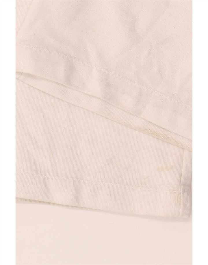Calça de treino feminina Champion UK 14 algodão branco médio