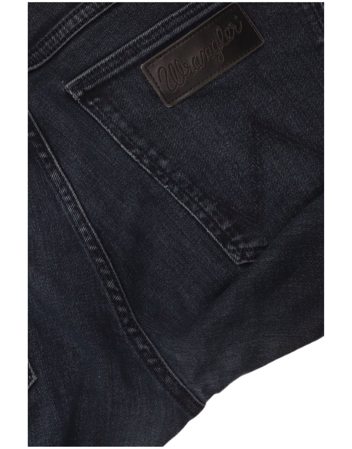 WRANGLER Masculino Larston Slim Jeans W32 L32 Azul Algodão