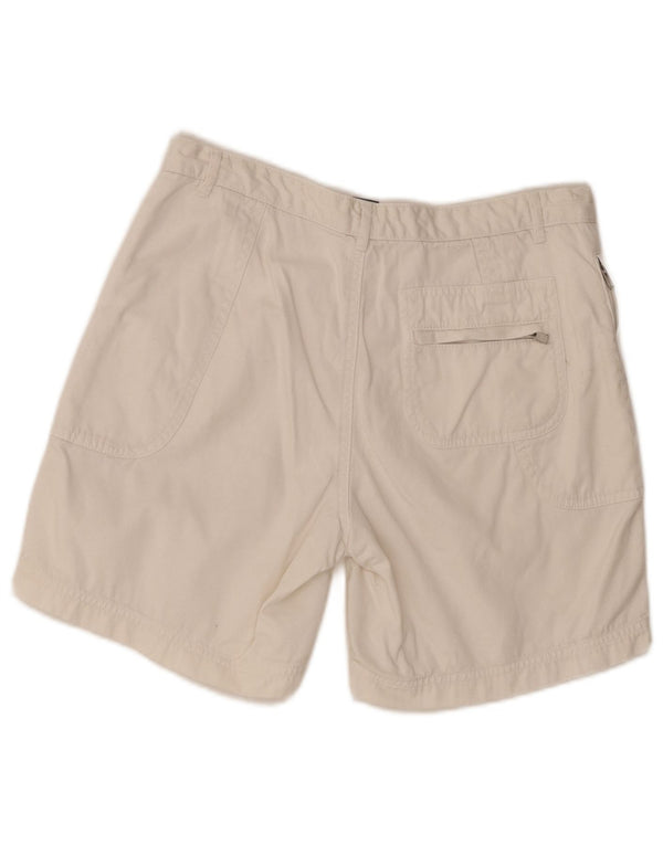 Shorts Chino feminino Calvin Klein US 6 médio W28 algodão branco