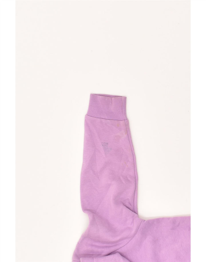 PUMA Girls Hoodie Jumper 5-6 Years Purple Cotton | Vintage Puma | Thrift | Second-Hand Puma | Used Clothing | Messina Hembry 