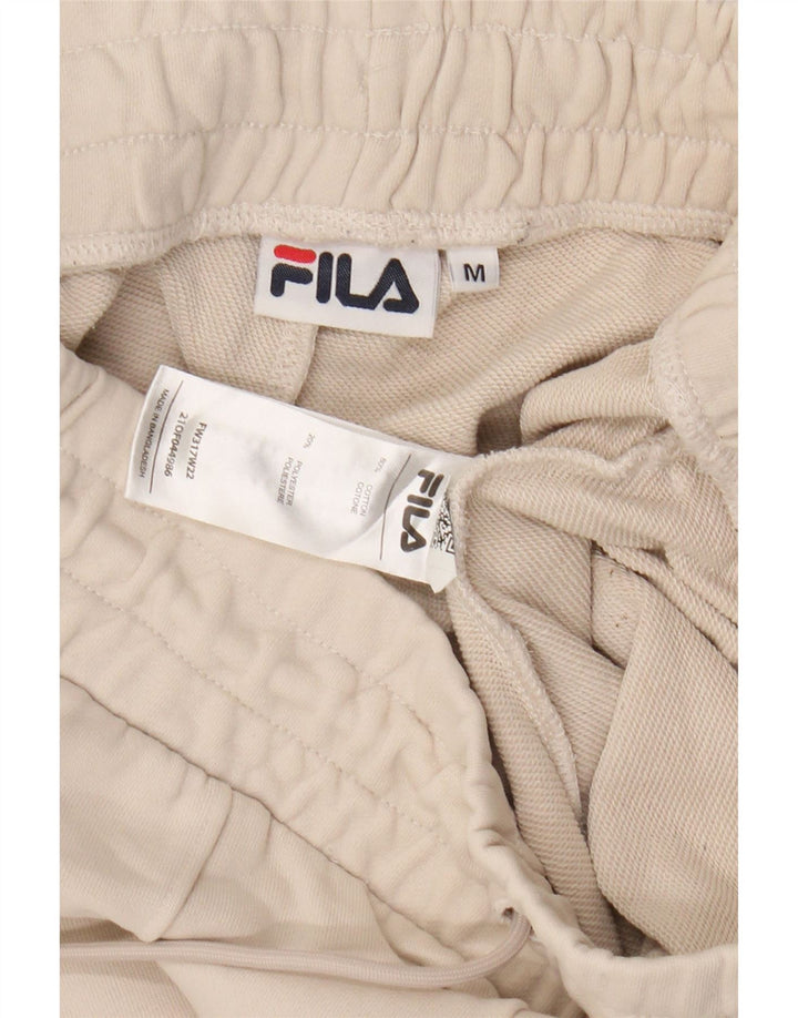 Fila Mens Calças de treino Joggers Médio Algodão Bege