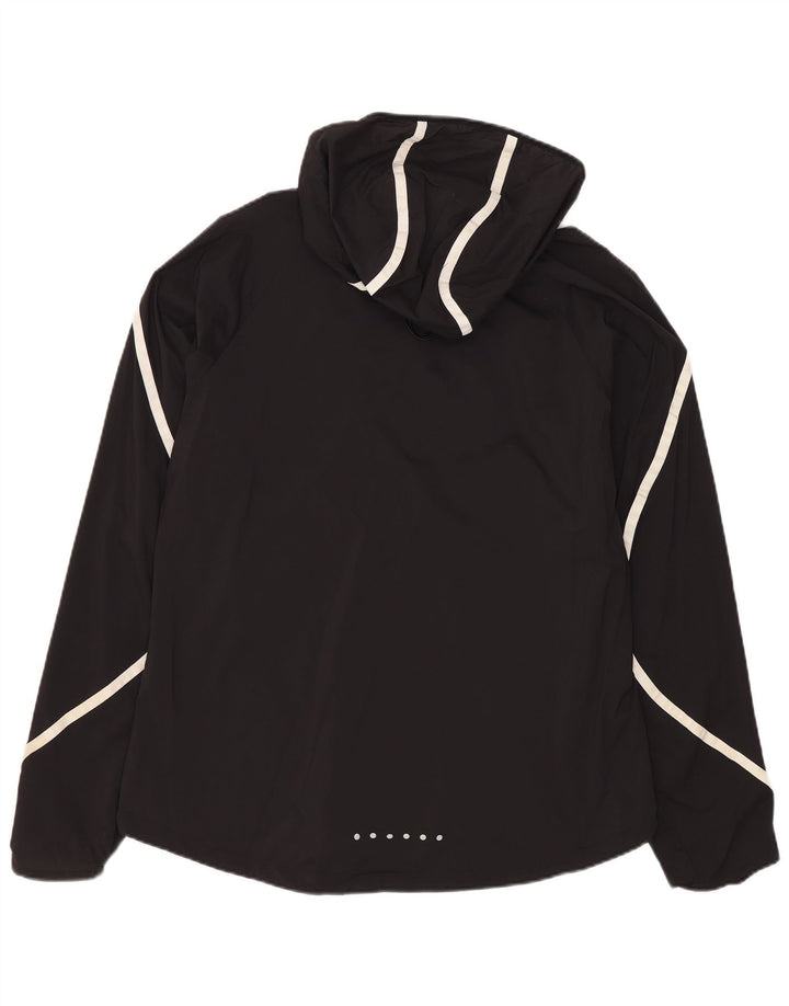 Jaqueta Nike Feminina com Capuz para Treino UK 14 Médio Preto Nylon