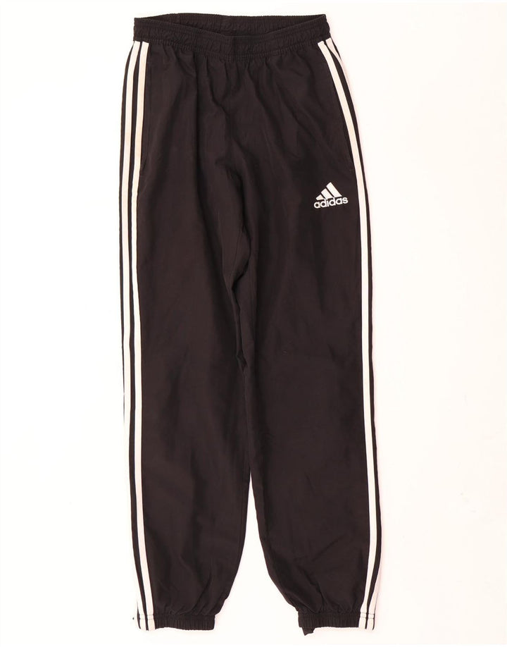 Adidas Mens Treino Calças Joggers Pequeno Poliéster Preto