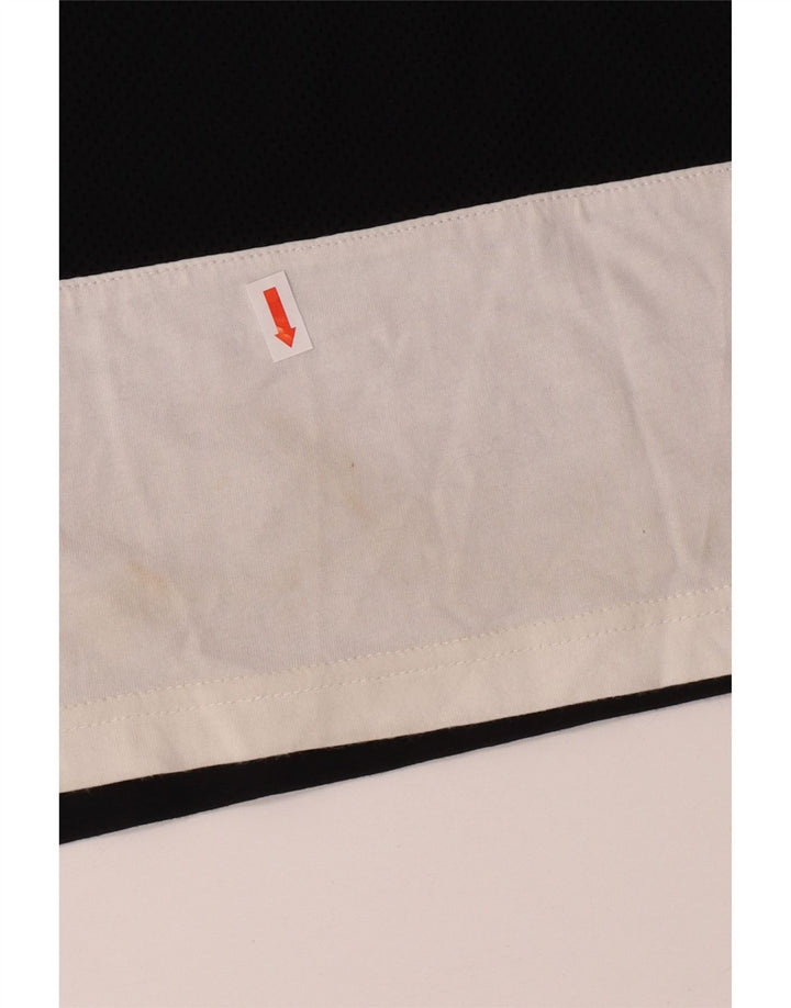 NIKE Boys Graphic Vest Top 13-14 Anos XL Preto Colourblock Algodão