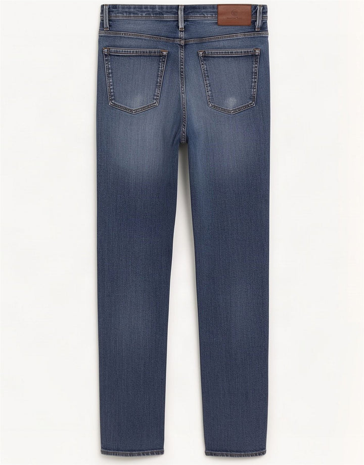 Jeans Slim Masculino Massimo Dutti EU 42 Grande W32 L31 Azul