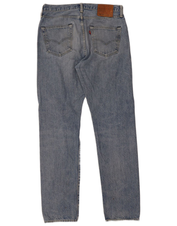 Levi's Masculino 501 CT Straight Jeans W30 L32 Azul Algodão