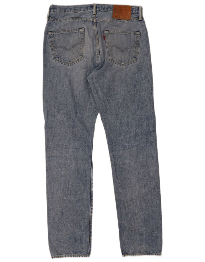 Levi's Masculino 501 CT Straight Jeans W30 L32 Azul Algodão