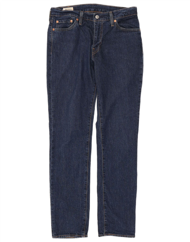 Calça jeans feminina Levi's 511 Slim W30 L32 azul marinho algodão