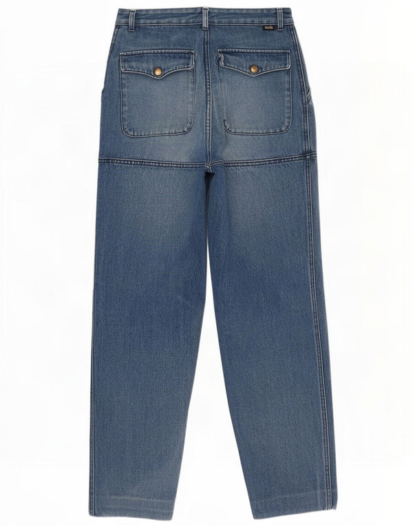 Jeans Pionier Feminino Cônico EU 36 Pequeno W26 L31 Azul Algodão