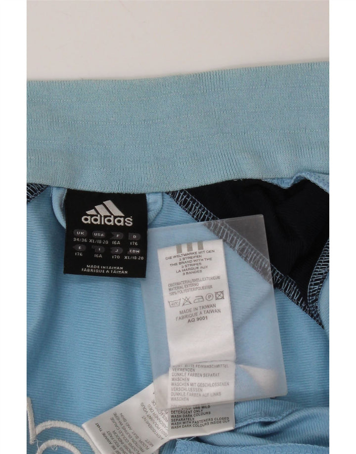 Adidas Meninos Graphic Tracksuit Top Jacket 15-16 Anos Azul Colorblock