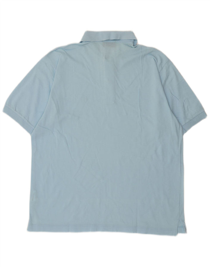 Camisa polo masculina Sergio Tacchini IT 50 algodão azul médio