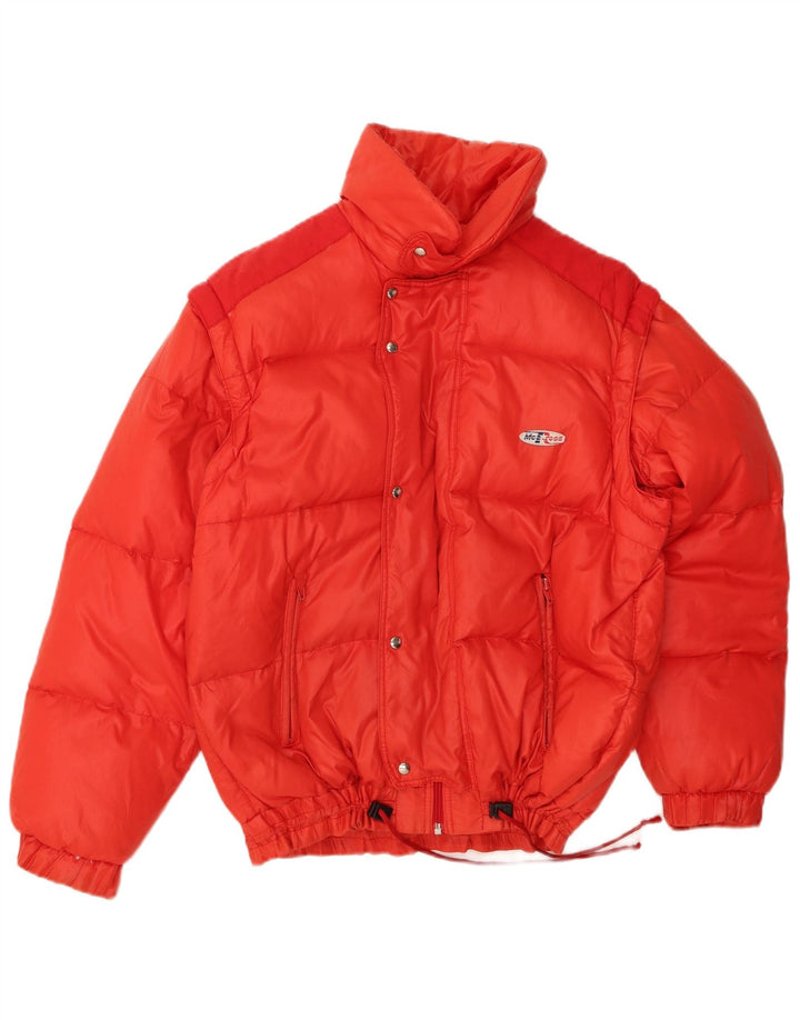 Jaqueta acolchoada masculina MC ROSS com ajuste solto IT 44 XS poliamida vermelha