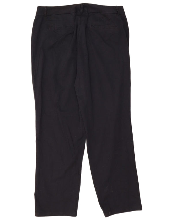 Calça feminina Dockers plus size casual US 18 2XL W40 L31 algodão azul marinho