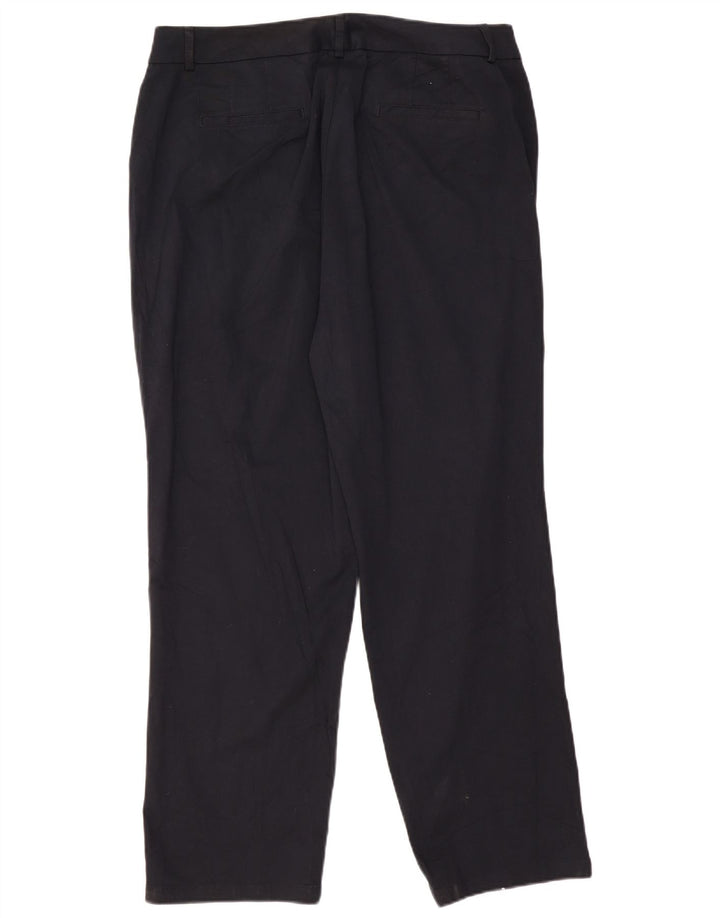 Calça feminina Dockers plus size casual US 18 2XL W40 L31 algodão azul marinho