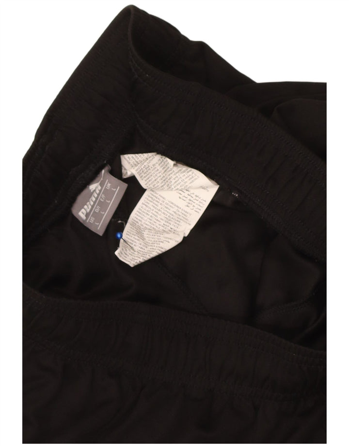 Puma Mens Sport Shorts Grande Poliéster Colorblock Preto