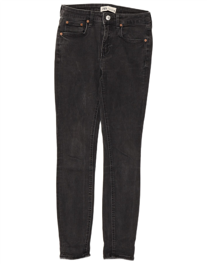 Zara Jeans Skinny Feminino EU 38 Pequeno W28 L26 Cinza