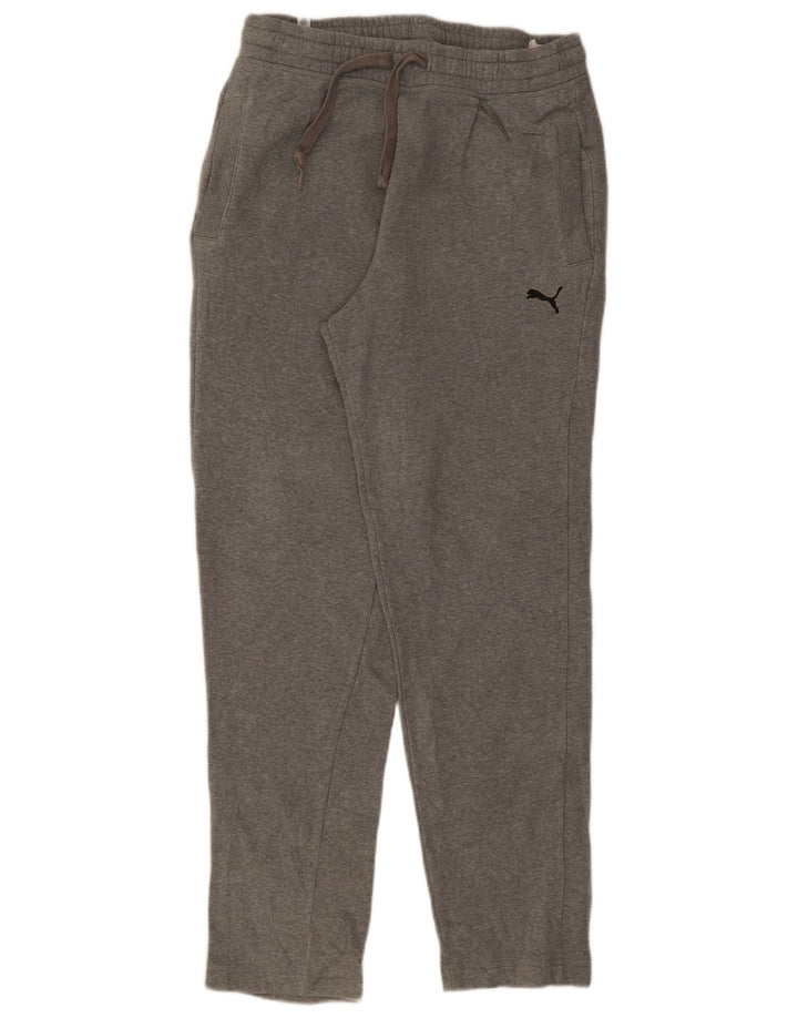 Calça de treino masculina Puma grande algodão cinza