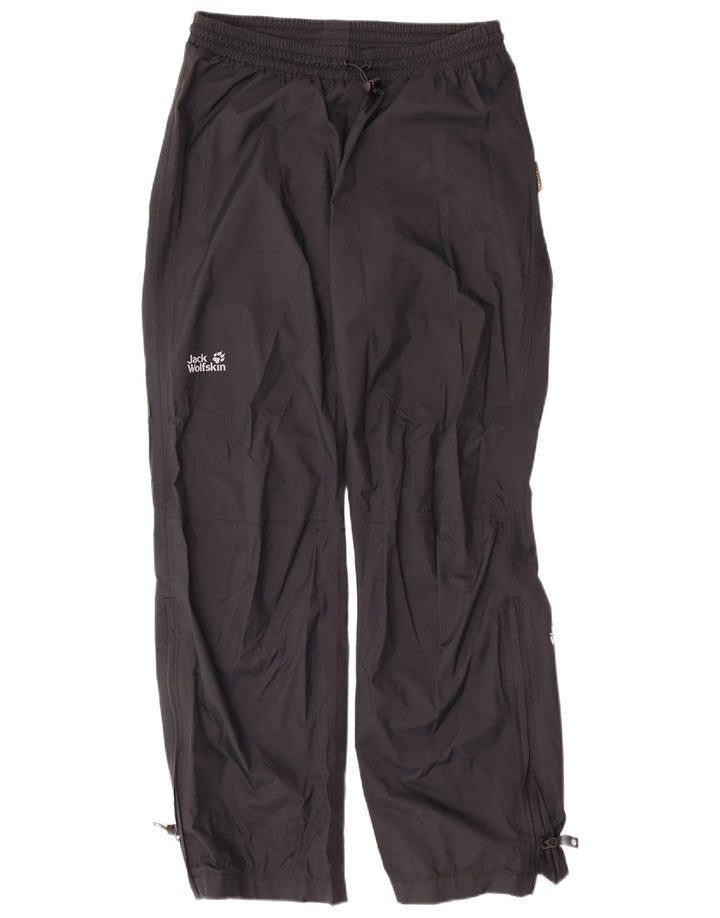 JACK WOLFSKIN Womens Tracksuit Trousers UK 12/14 Medium  Black Polyamide