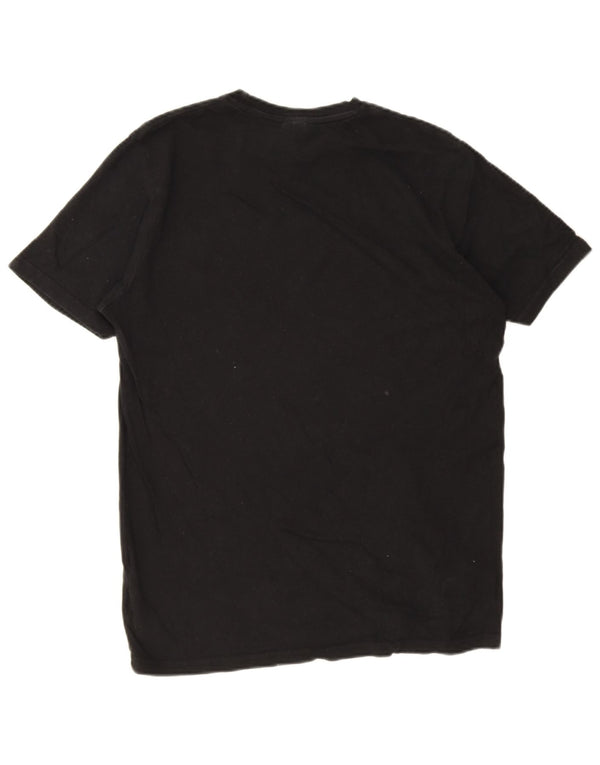 Camiseta masculina Ellesse Top médio algodão preto