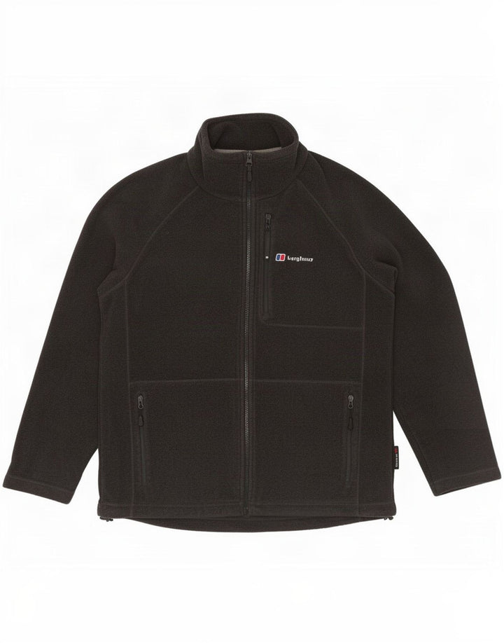 Jaqueta de lã masculina Berghaus UK 40 poliéster cinza grande