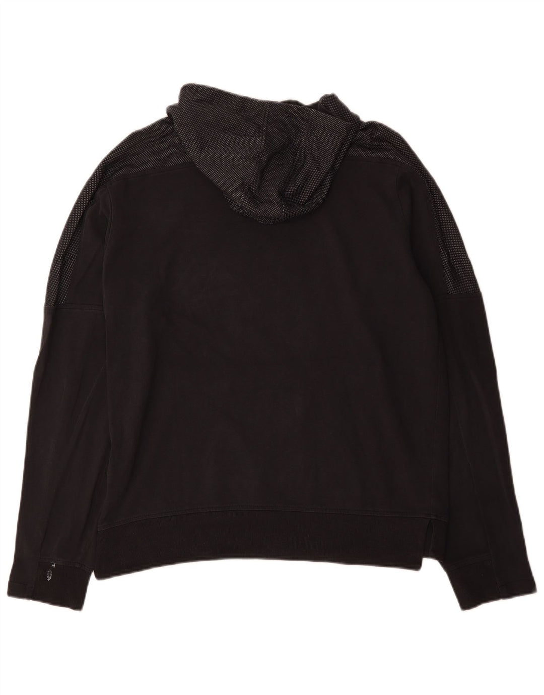 Adidas Mens Hoodie Jumper Médio Algodão Preto